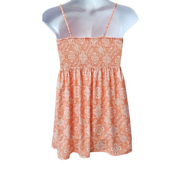 Roxy Tangerine Paisley- Medallion Print Mini Sundress Size Large - Picture 10 of 14